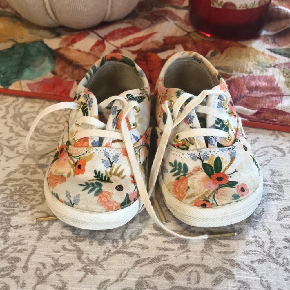 Keds x Rifle Paper Co. Size 4 Baby